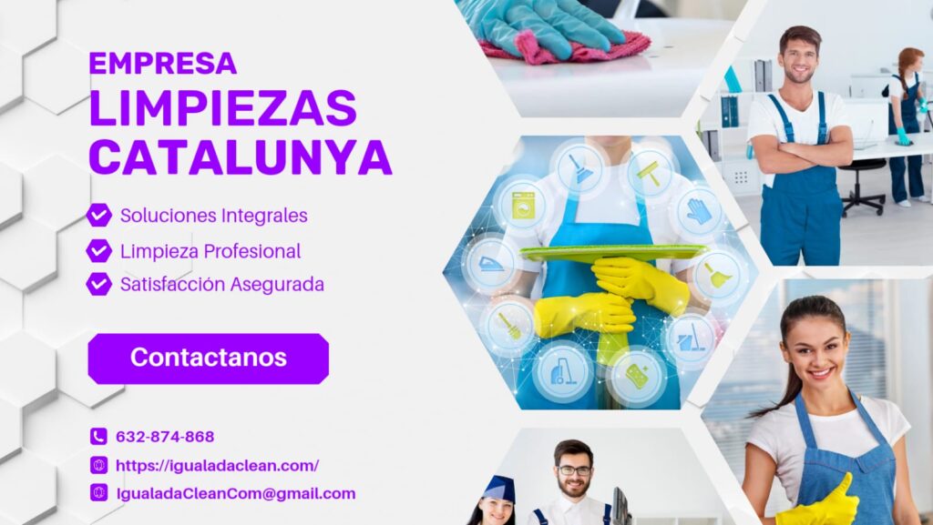 Contactar Empresa Limpiezas Catalunya en Igualada