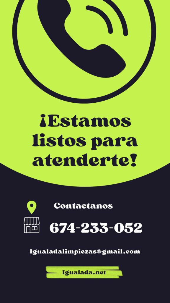 Contacto Limpiezas Igualada